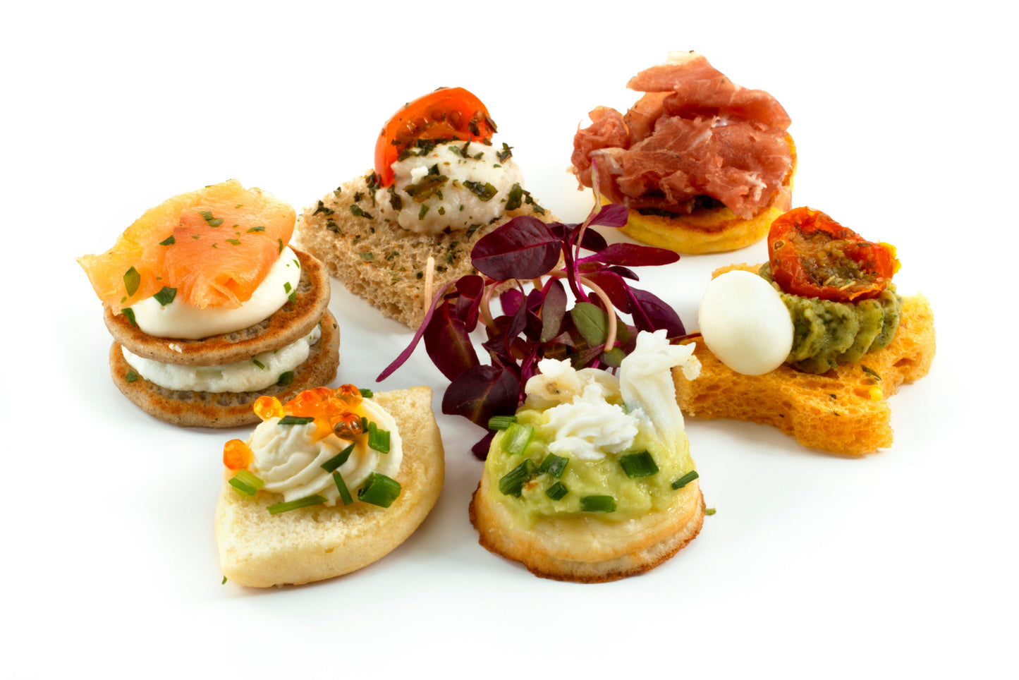 Tipiak Chicago Style Canapés 1 x 48 Ready Meals Asetena Pa