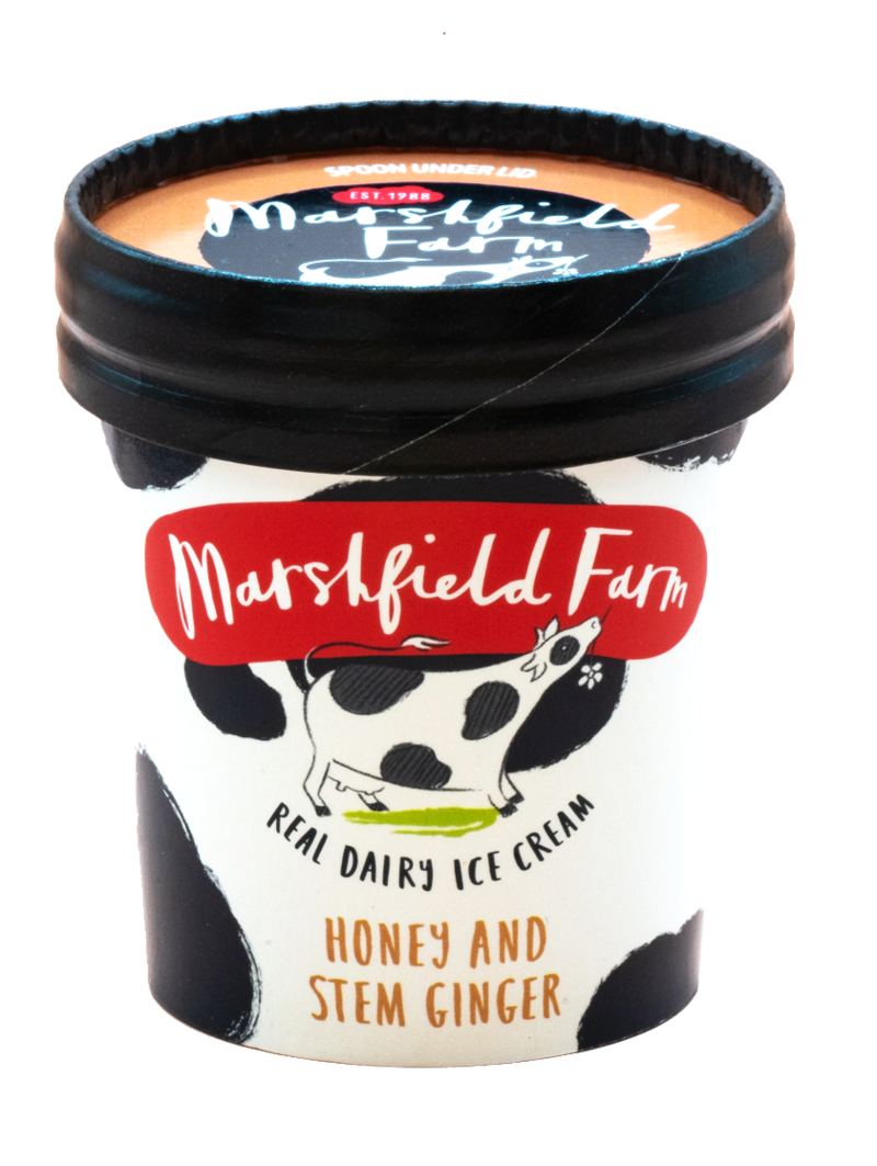 Marshfield Honey & Ginger Cups 12x125ml