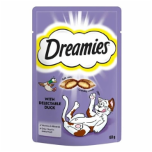 Dreamies Cat Treats Duck 8x60g