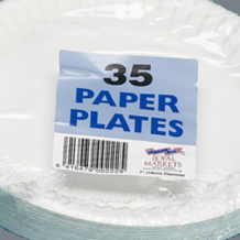 Royal Market Paper Plate 7{} 1x35's