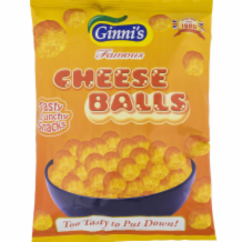 Ginni Cheese Balls Bag 10x80g