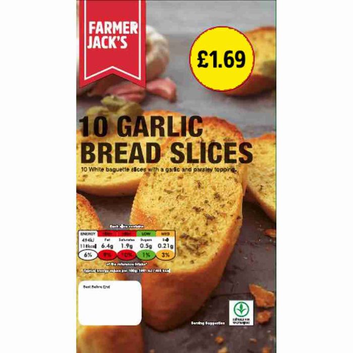 Farmer Jack's Garlic Slice 1x210g