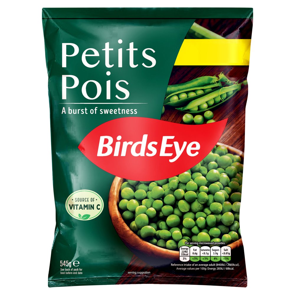 Birds Eye Petits Pois 545g 545g × 1