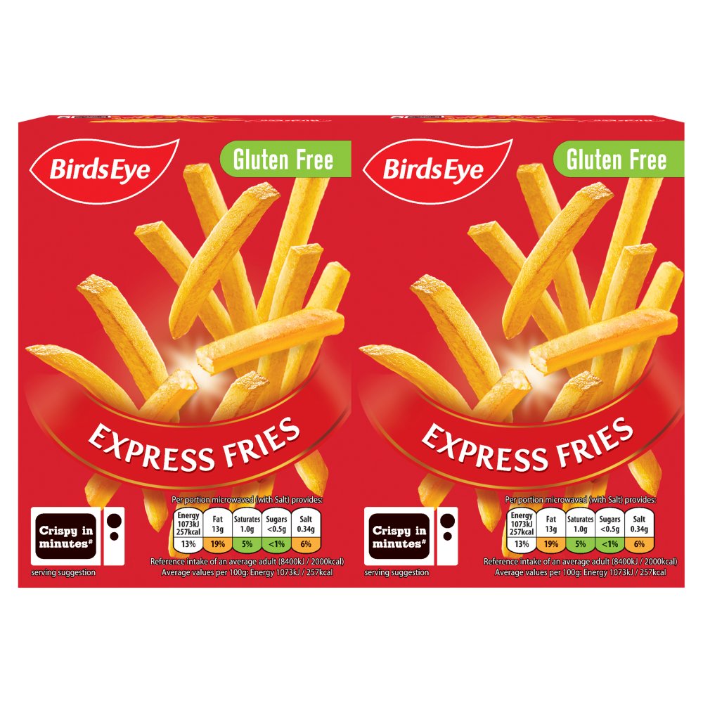 Birds Eye Express Fries 2 x 100g 2pk × 12