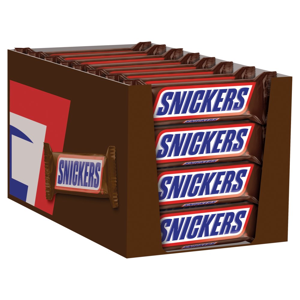Snickers Caramel, Nougat, Peanuts & Milk Chocolate Snack Bar 48g
