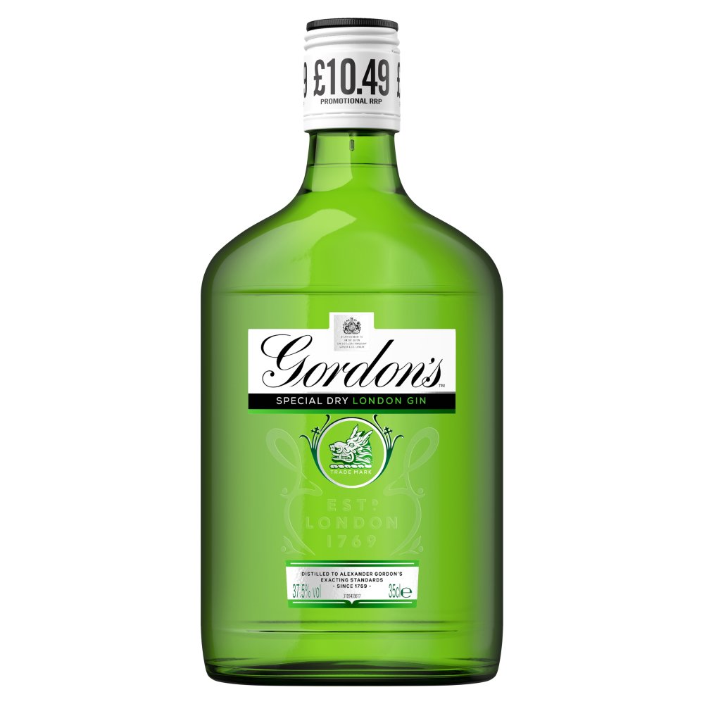 Gordon's London Dry Gin 37.5% vol 35cl PMP £10.49 35Cl × 6
