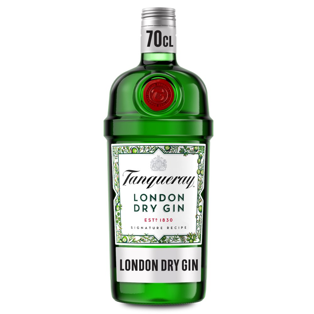 Tanqueray London Dry Gin 41.3% vol 70cl Bottle 70Cl × 1