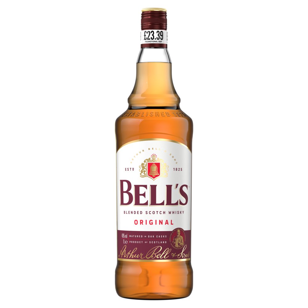 Bell's Original Blended Scotch Whisky 40% vol 1L Bottle PMP £23.39 1Ltr × 6