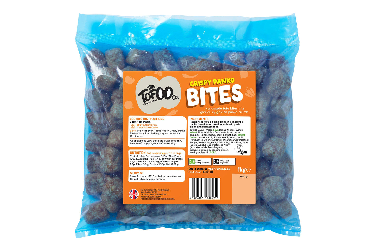 The Tofoo Co. Crispy Panko Bites 2 x 1kg Ready Meals Asetena Pa