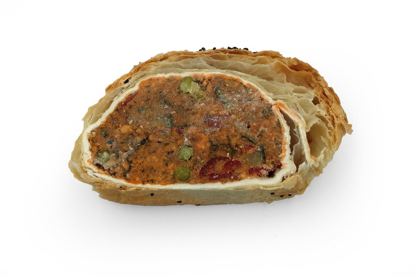 Bespoke Kitchen foods Courgette & Red Pepper Wellington 180g 20 x 180g Ready Meals Asetena Pa
