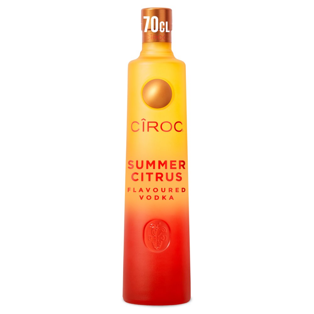 Ciroc Summer Citrus Vodka Limited Edition 37.5% vol 70cl Bottle S70Cl × 6
