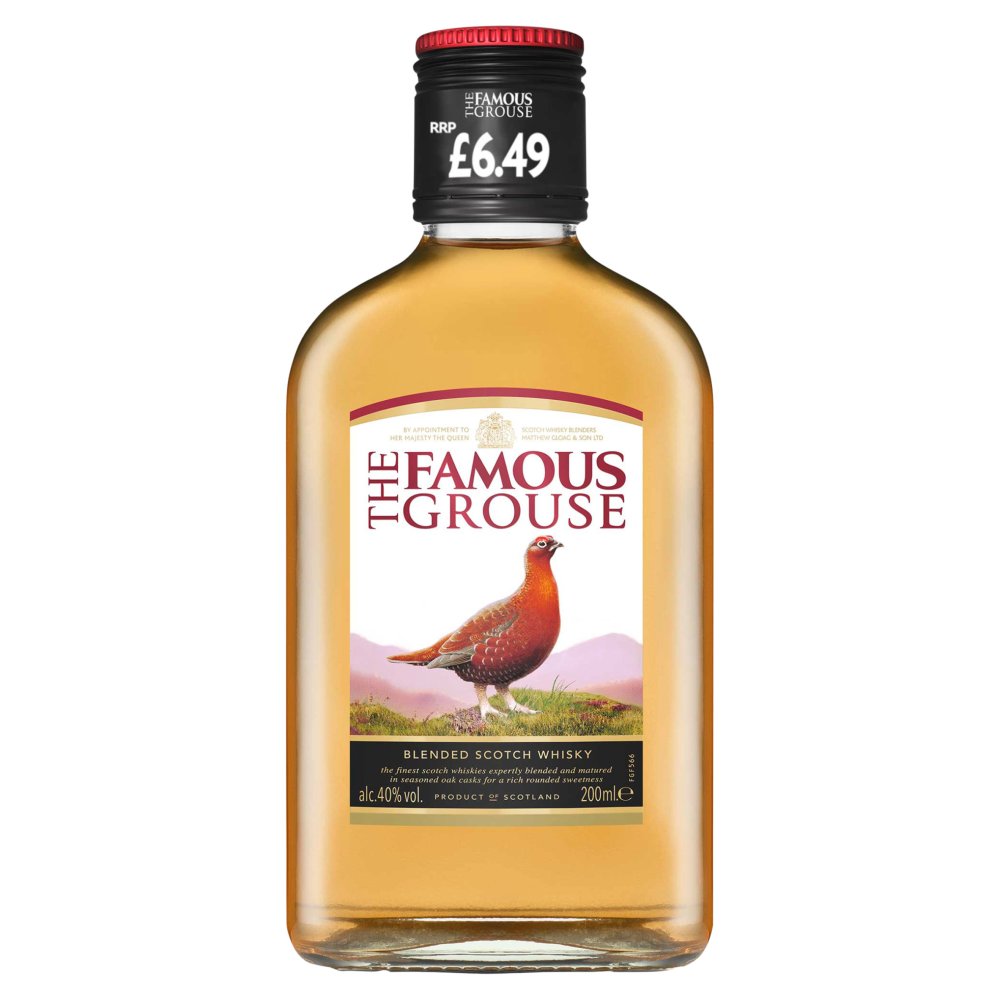 The Famous Grouse Finest Blended Scotch Whisky 20cl 20Cl × 48