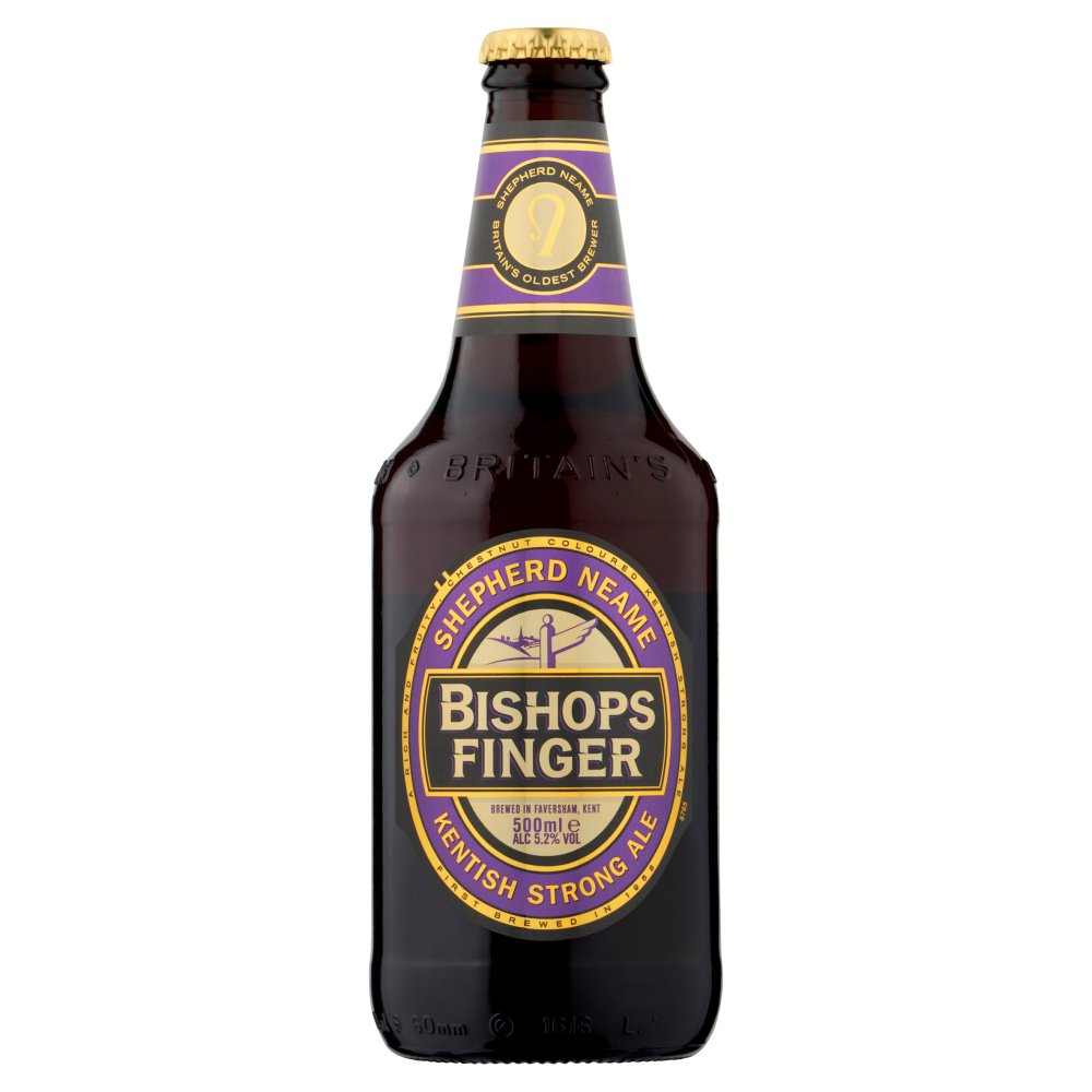 Bishops Finger Shepherd Neame Kentish Strong Ale 500ml 500ml × 8 × 1