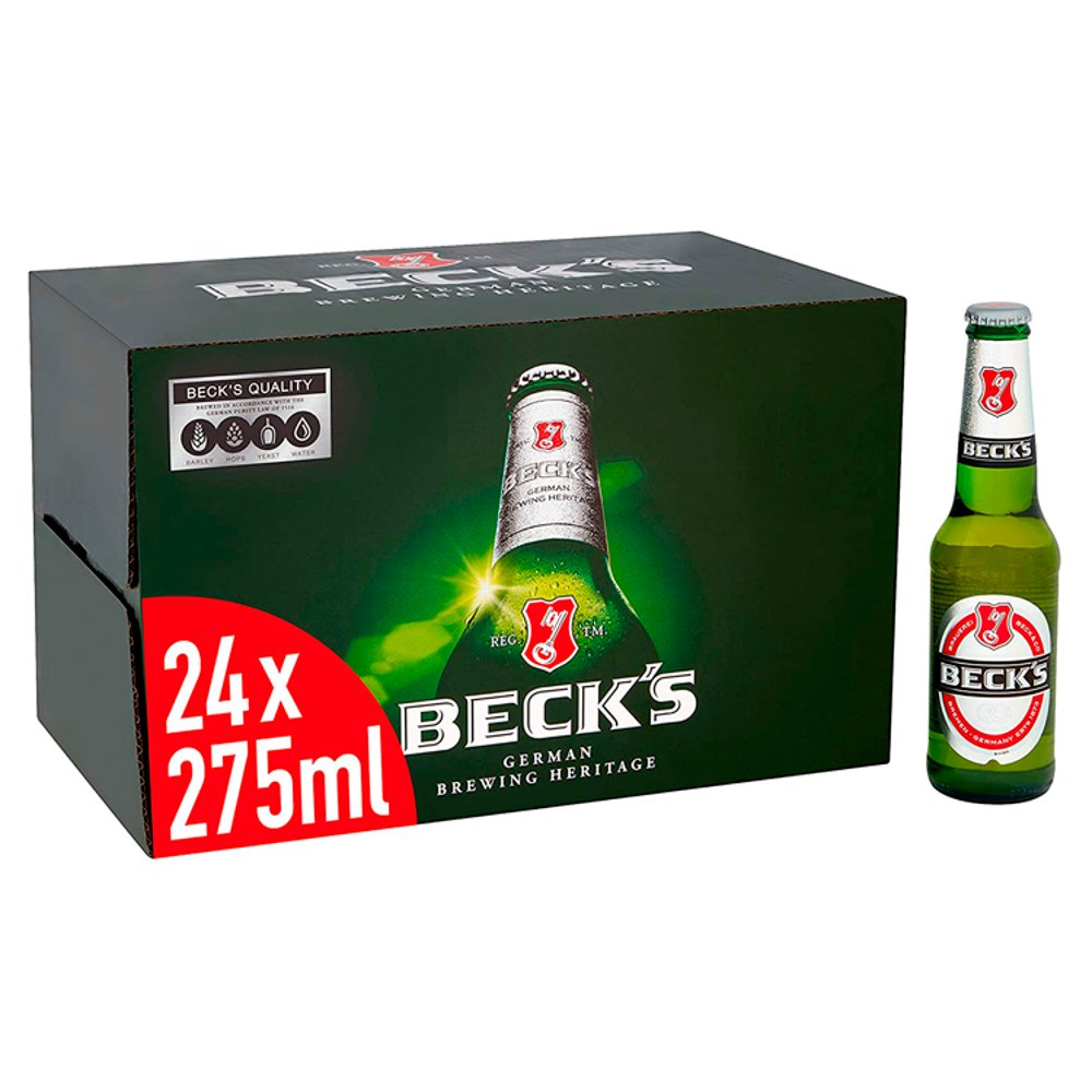 Beck's Beer 24 x 275ml 275ml × 24 × 1