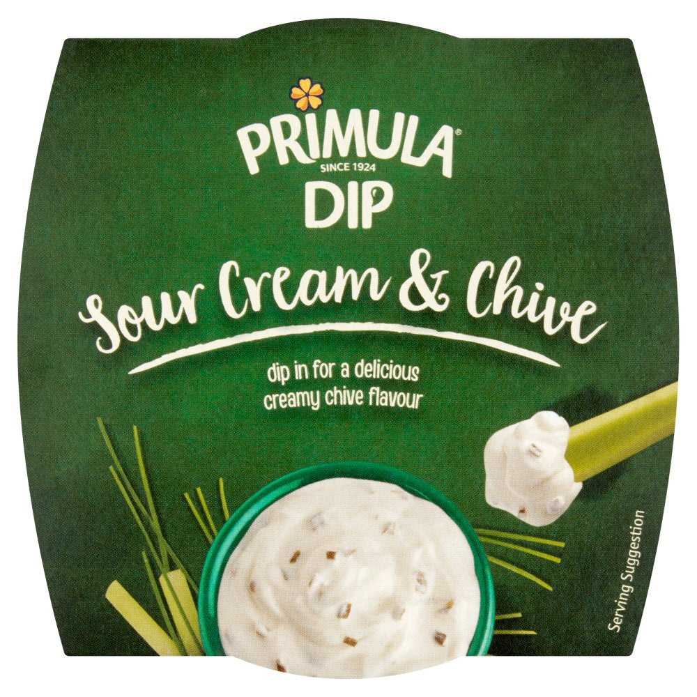 Primula Dip Sour Cream & Chive 150g 150g × 1 Chilled Snacks Asetena Pa