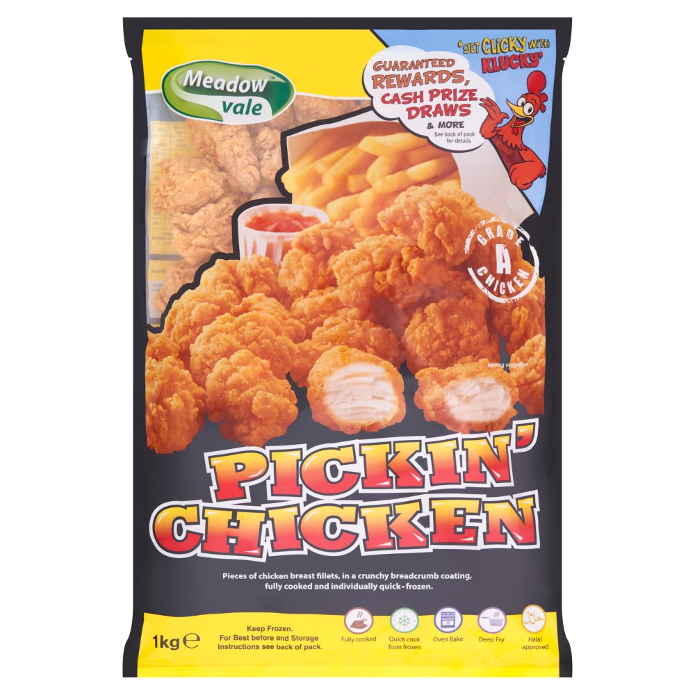 Meadow Vale Pickin' Chicken 1kg 1Kg × 1