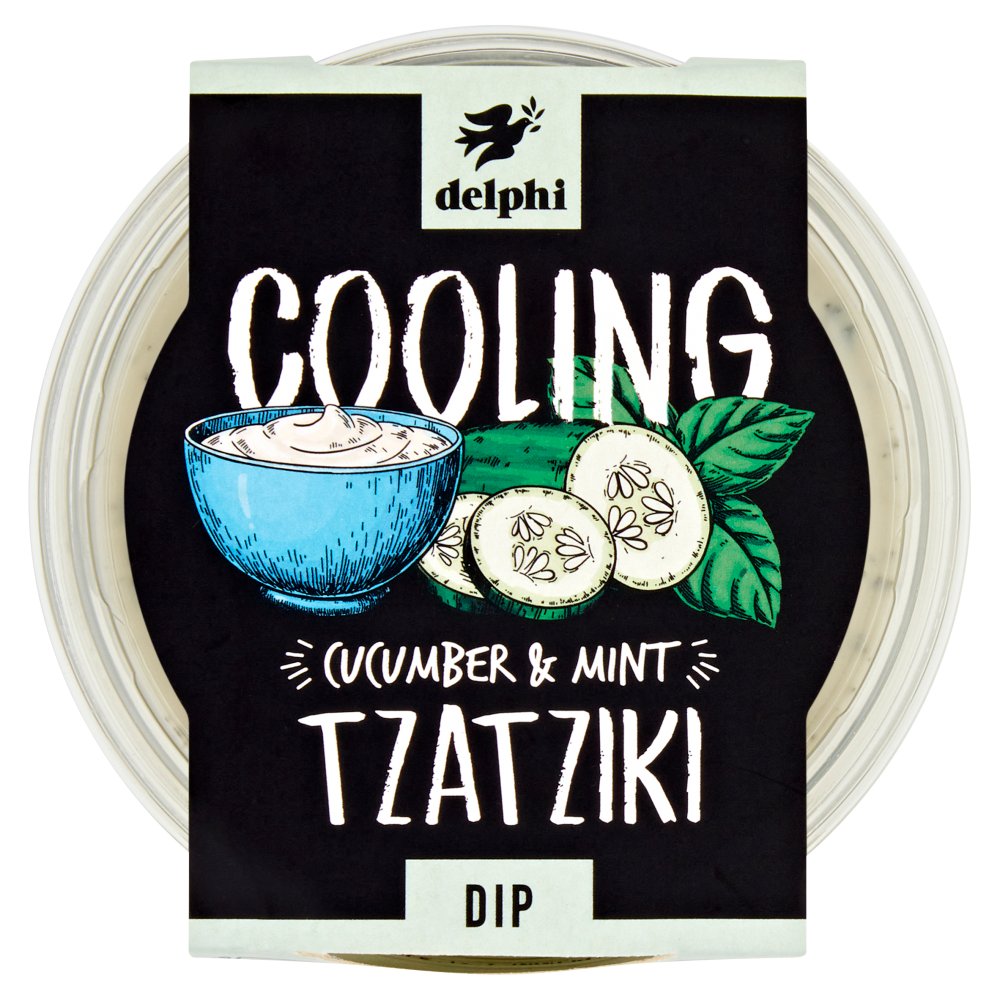Delphi Tzatziki with Cucumber & Mint Dip 170g 170g × 1