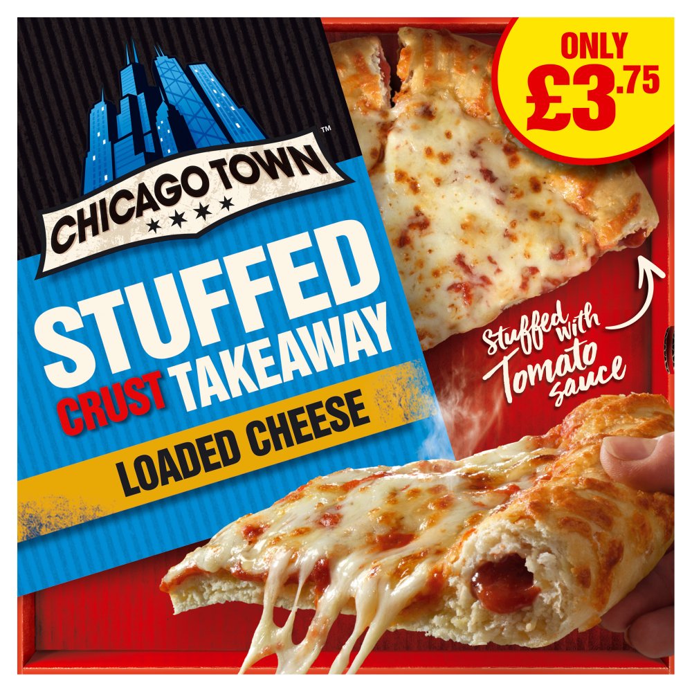 Chicago Town Takeaway Stuffed Crust Cheese Medium Pizza 480g (PMP) 480g × 1