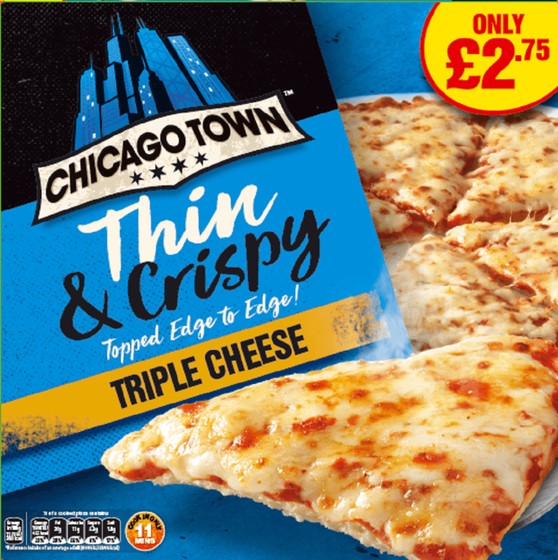 PM 2.75 Chicago Town THIN One Cheese 6x325g