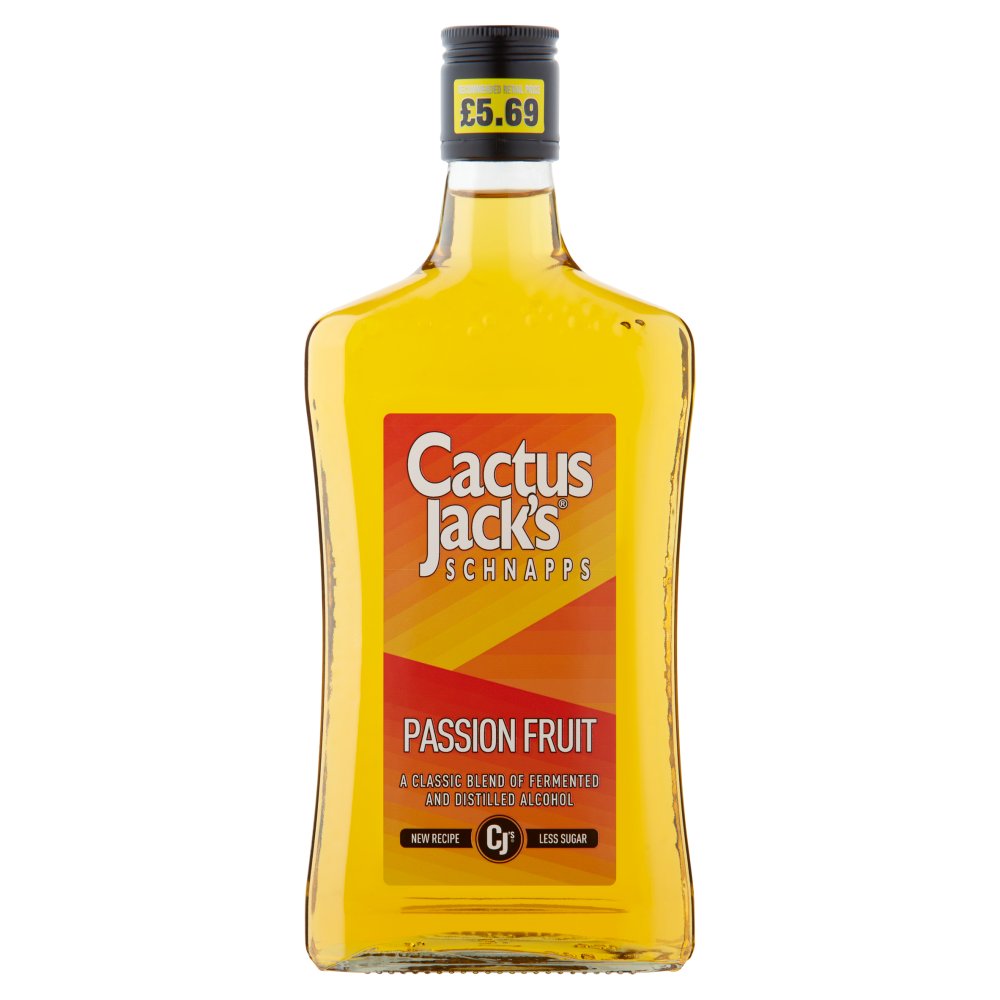 Cactus Jack's Schnapps Passion Fruit 50cl 50Cl × 1