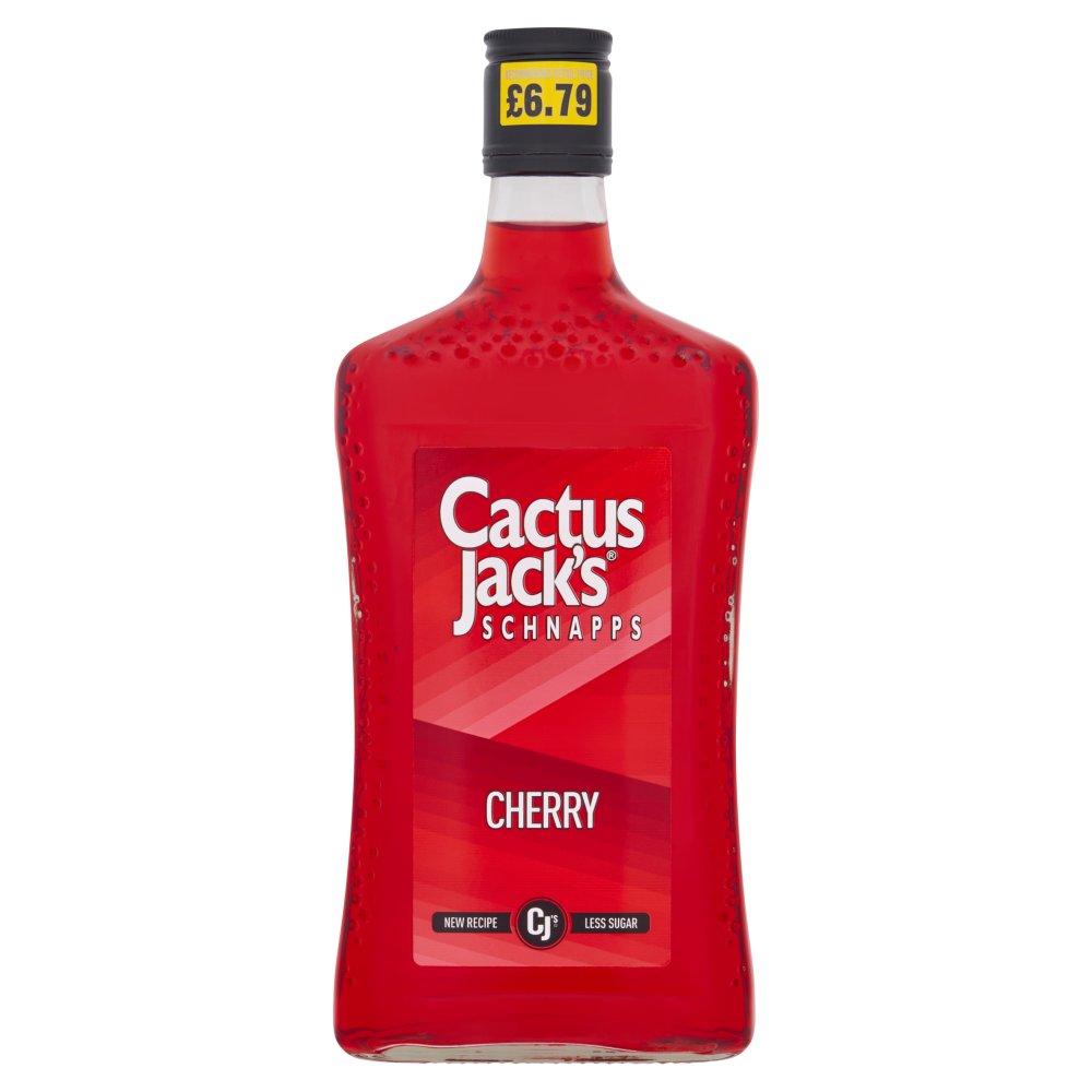 Cactus Jack's Schnapps Cherry 50cl 50Cl × 6