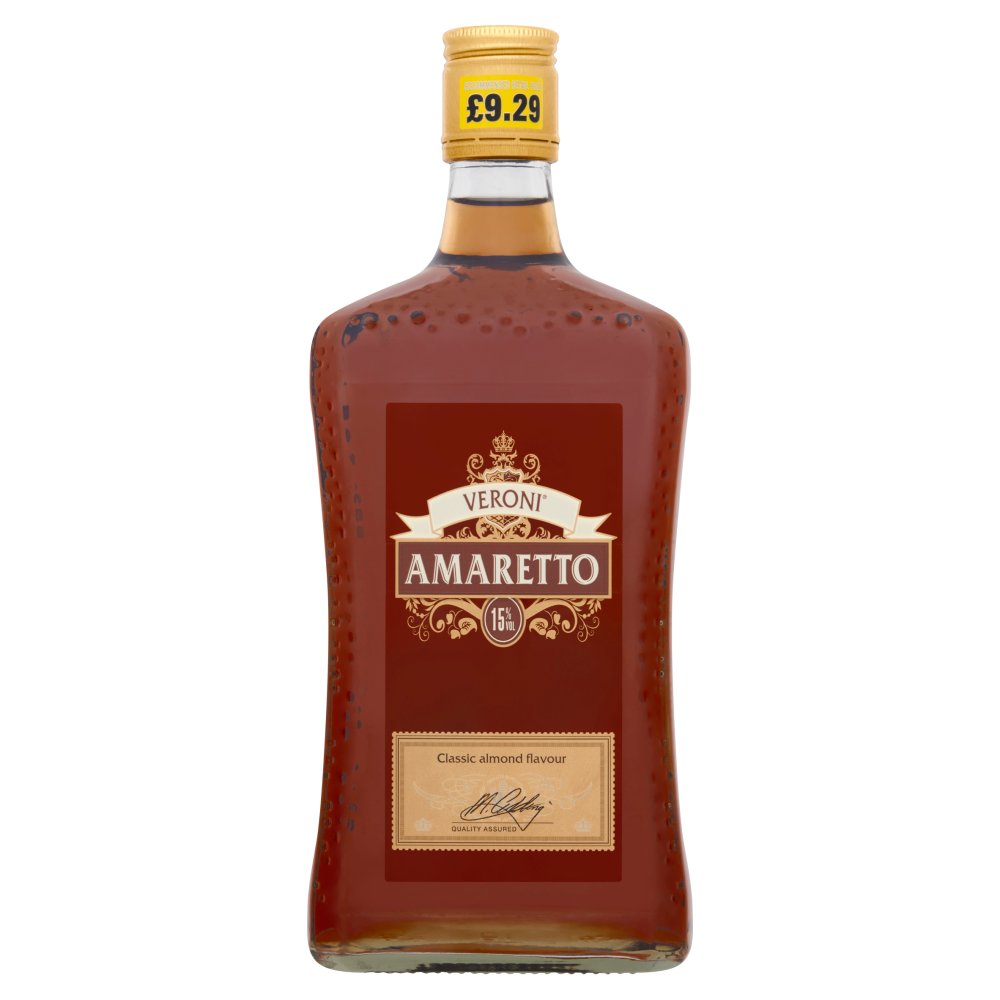 Veroni Amaretto Classic Almond Flavour 70cl 70Cl × 6
