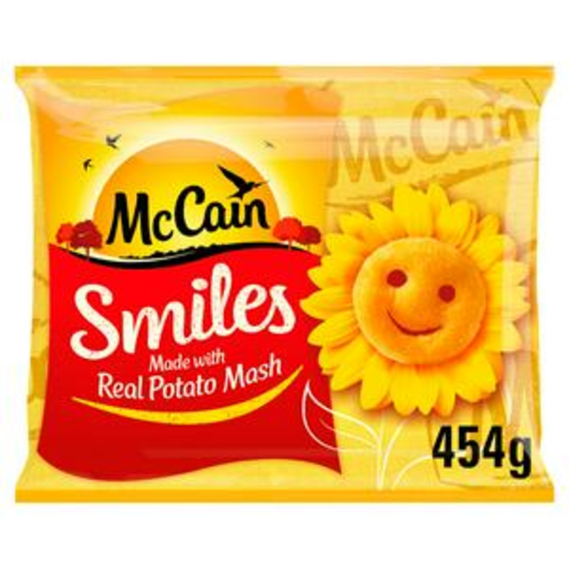 McCain Potato Smiles CASE 15x454g