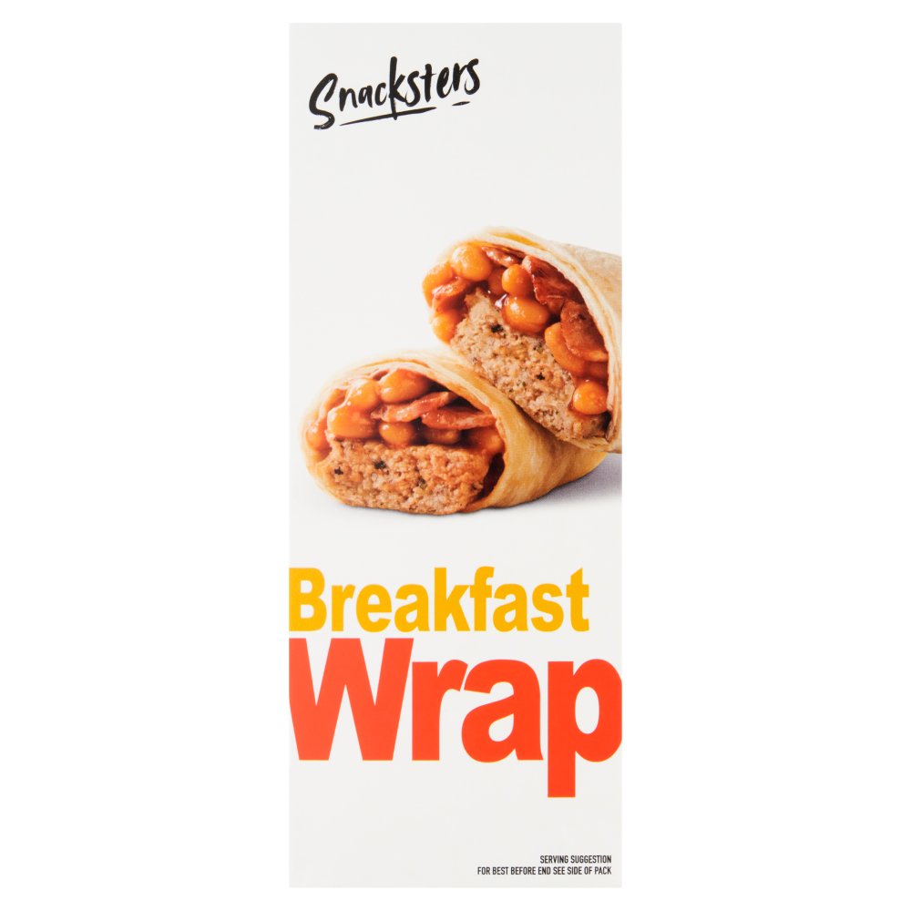 Snacksters Breakfast Wrap 163g 163g × 8