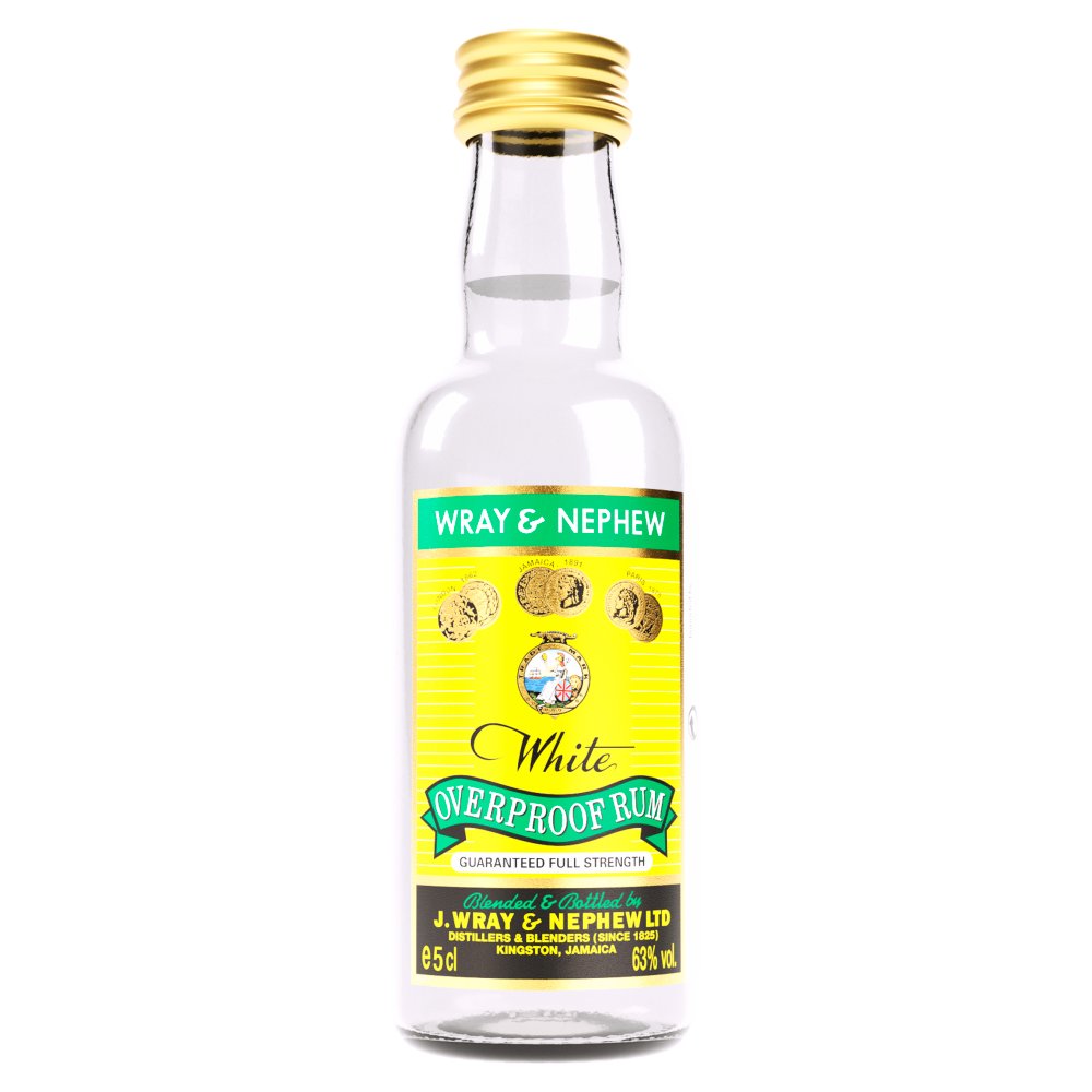 Wray & Nephew White Overproof Rum 5cl 5Cl × 12 × 10