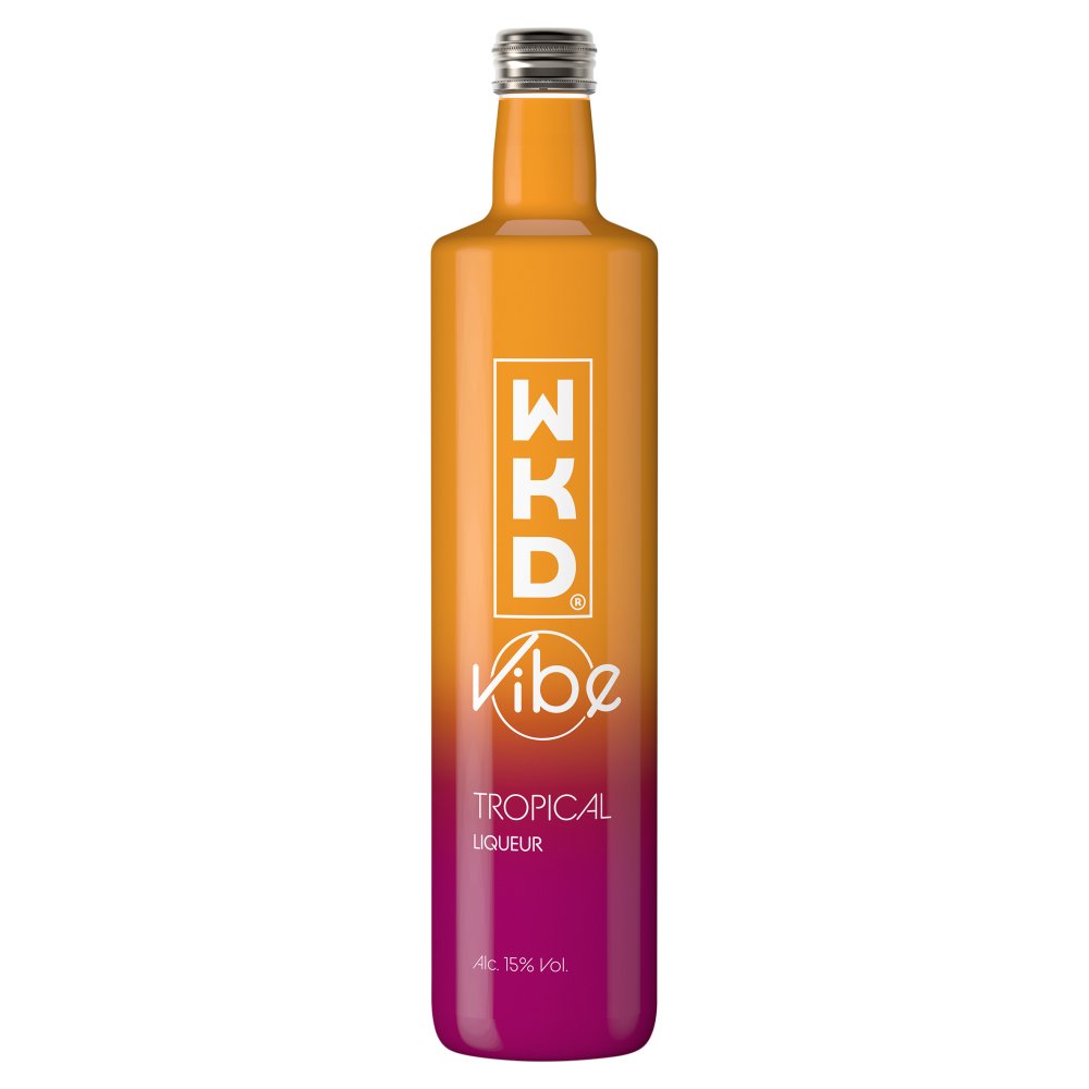 WKD Vibe Tropical Liqueur 500ml 50Cl × 6