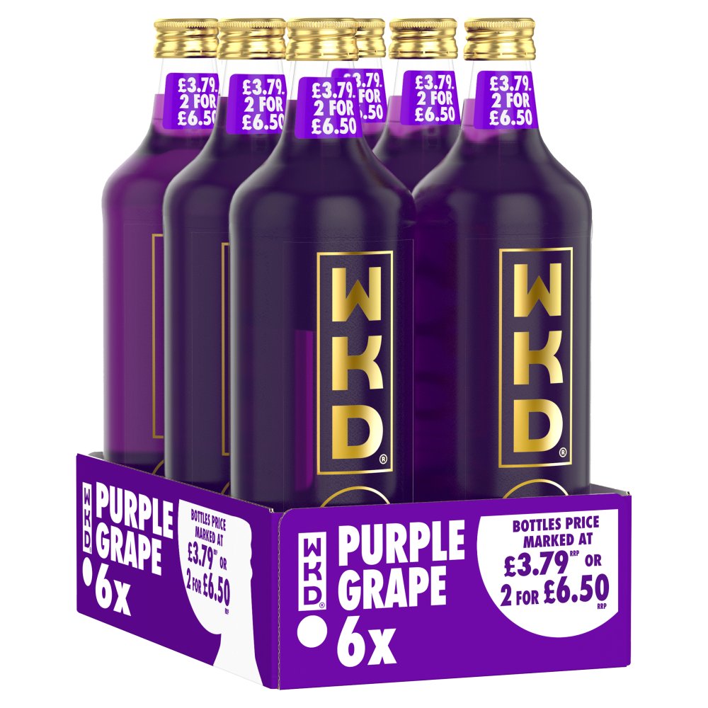 WKD Purple Grape Alcoholic Mix 6x 700ml 070Cl × 6 × 1