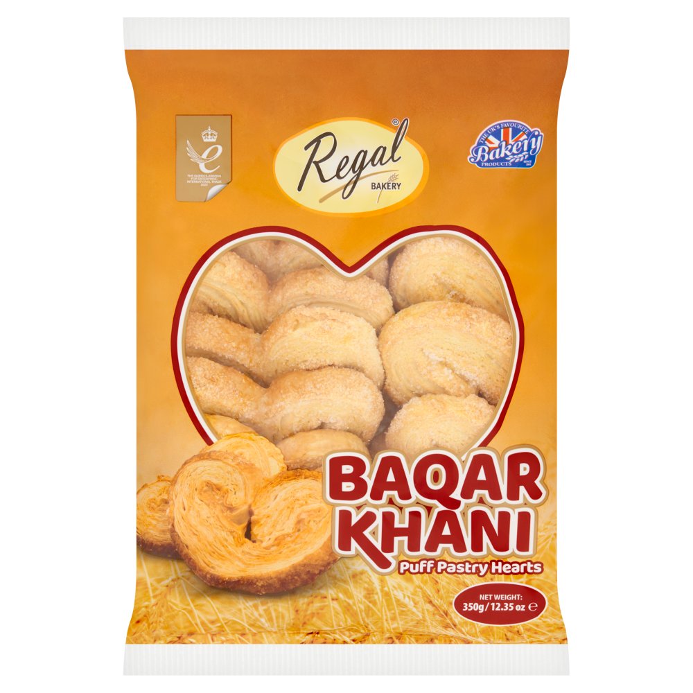 Regal BAKERY Baqar Khani Puff Pastry Hearts 350g 350g × 6
