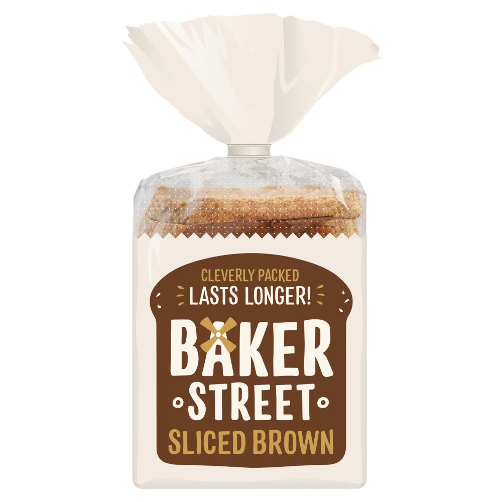 Baker Street Brown Sliced 600g 600g × 9
