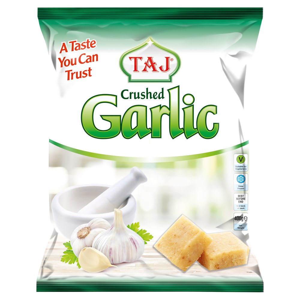Taj Crushed Garlic 400g 400g × 10