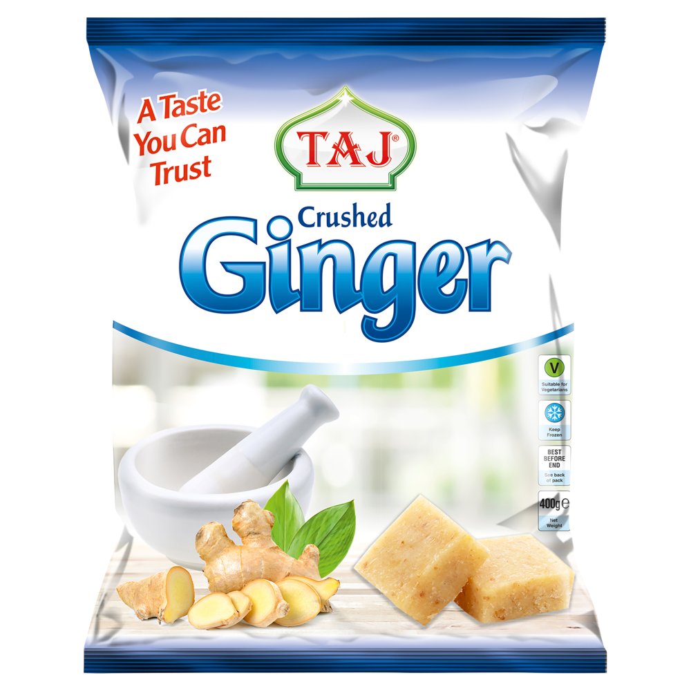 Taj Crushed Ginger 400g 400g × 10
