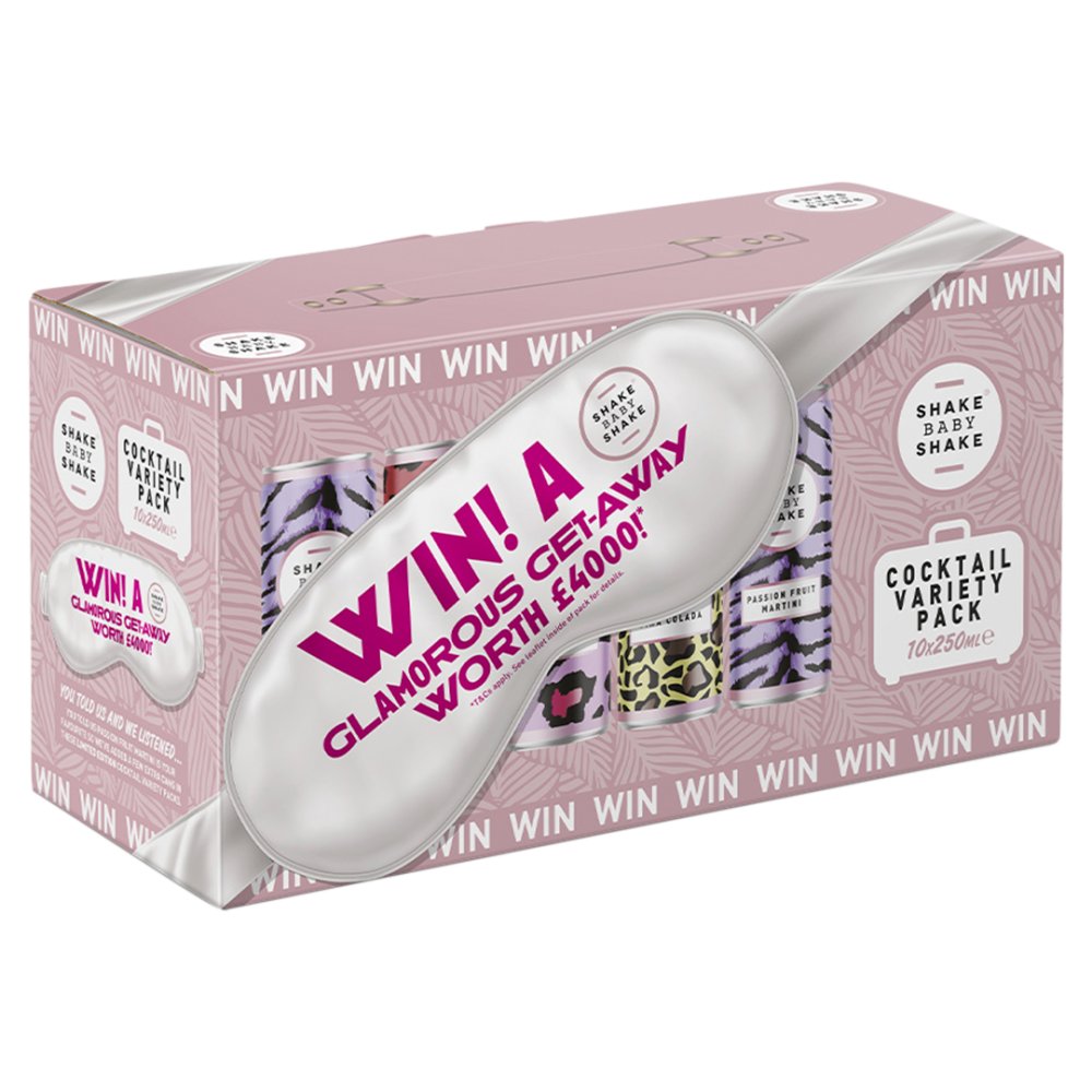 Shake Baby Shake Mixed Pack 10 x 250ml Pack × 3 × 1