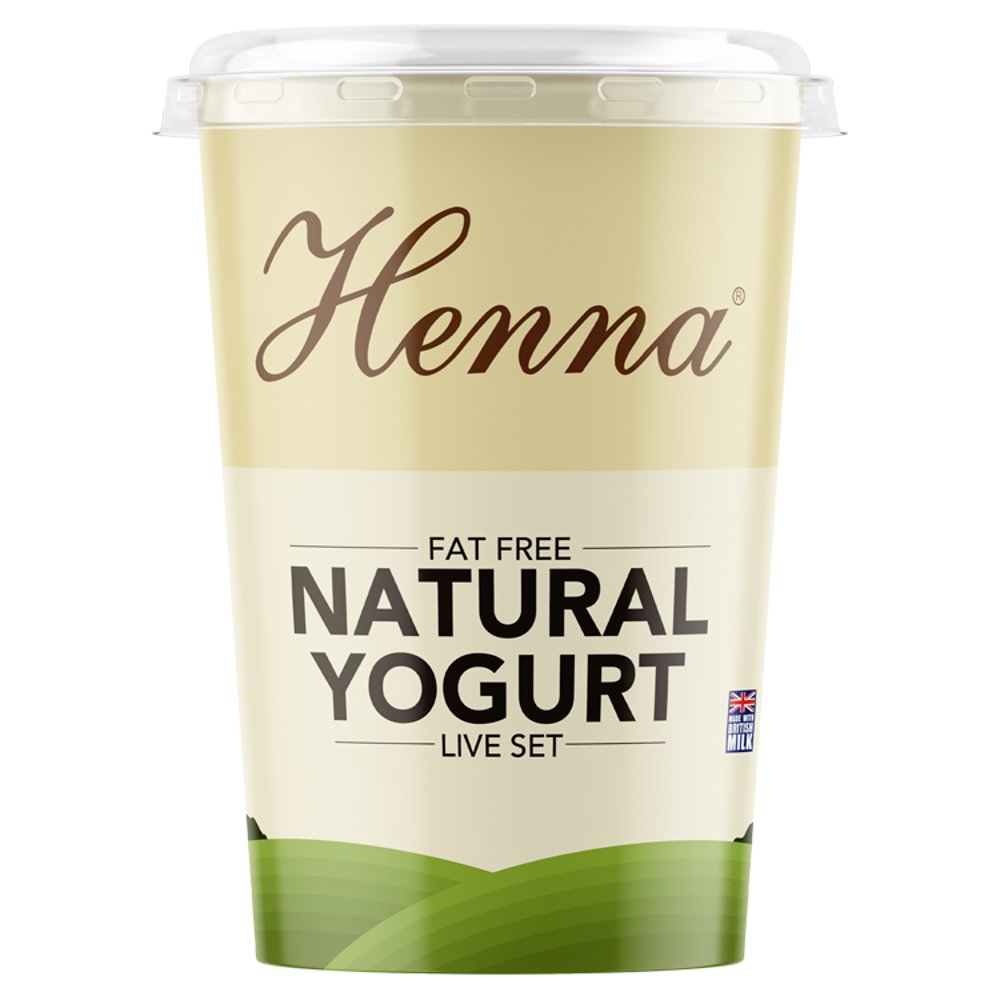 Henna Fat Free Natural Yogurt Live Set 400g 400g × 1