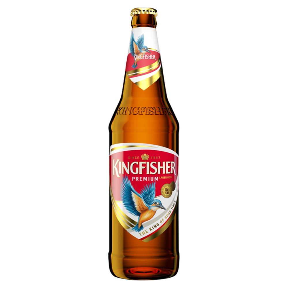Kingfisher Premium Lager Beer 650ml 650ml × 12 × 1