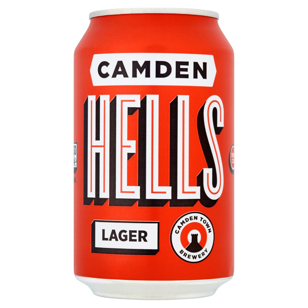 Camden Hells Lager 330ml 330ml Can × 12 × 1