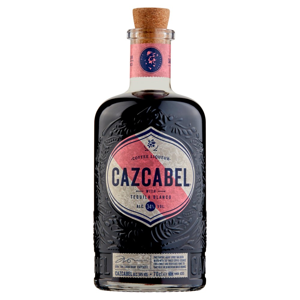 Cazcabel Coffee Liqueur with Tequila Blanco 70cl 70Cl × 1