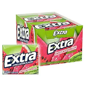 Extra Watermelon Sugarfree Gum Single 30x10's