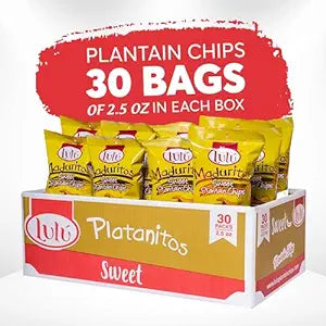 Ts Plantain Chips Sweet Packets 12x70g