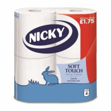 Nicky Soft Touch ply 10x4's