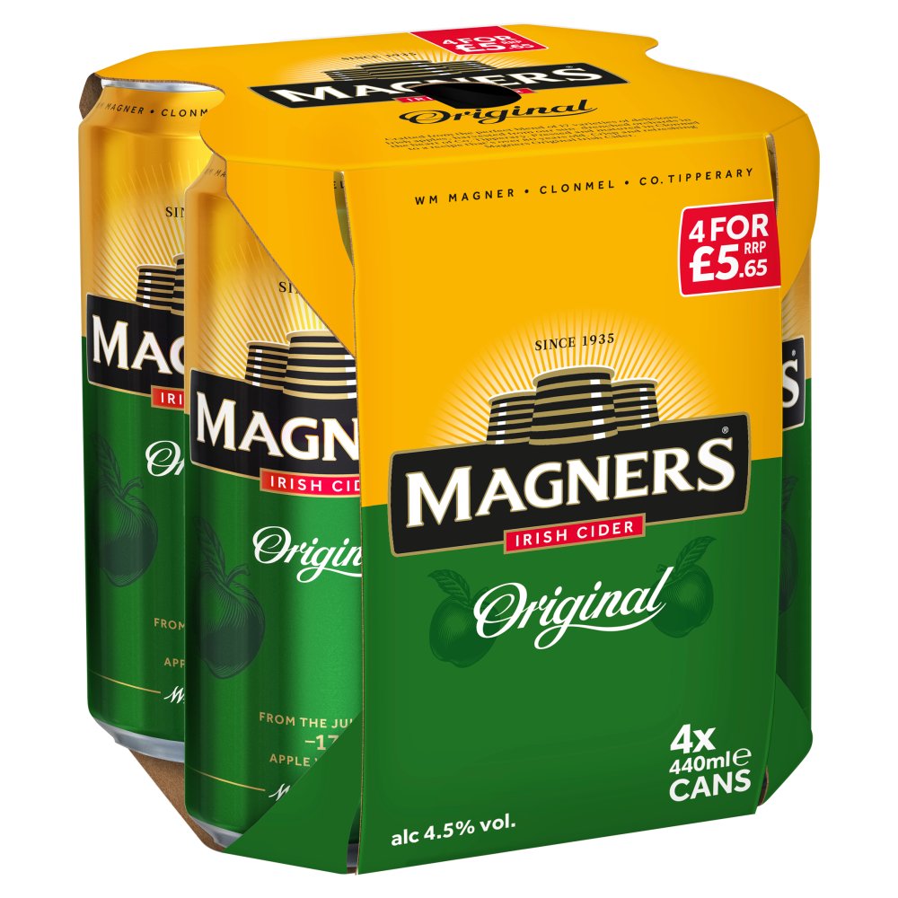 Magners Irish Cider Original 4x 440ml 440ml × 6 × 1
