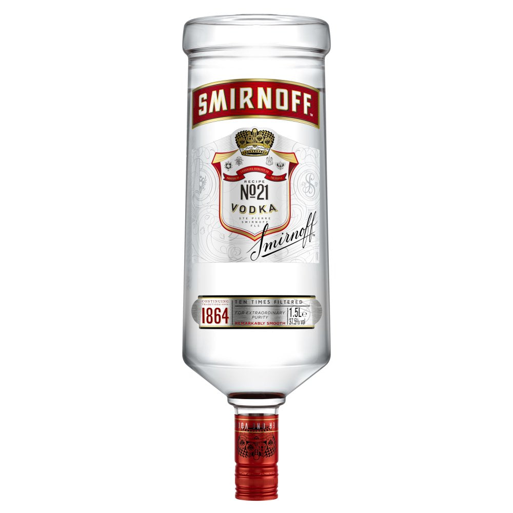 Smirnoff No.21 Vodka 1.5L 1.5Ltr × 6