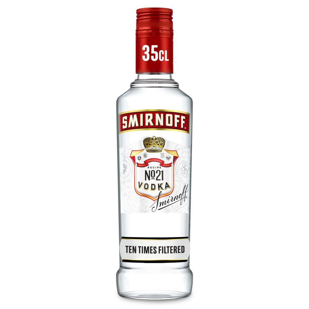 Smirnoff No. 21 Vodka Red Label 37.5% vol 35cl Bottle 35Cl × 6