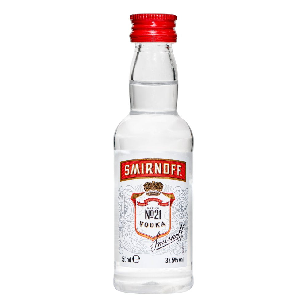 Smirnoff No. 21 Vodka 37.5% vol 5cl Bottle 5Cl × 12 × 10