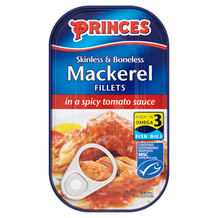 Princes Mackerel Fillets In Tomato Sauce 10x125g