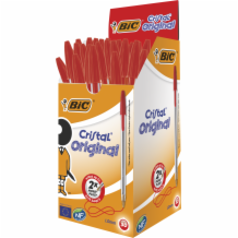 Bic Crystal Red 50x50's