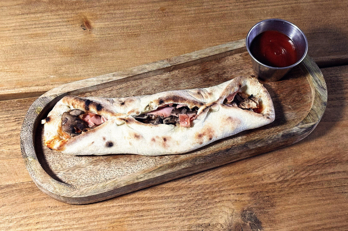 Meatless Farm Pizza Pocket Ham and Mushroom 36 x 145g Ready Meals Asetena Pa